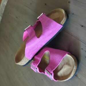 Pink Arizona Birkenstocks Women's size 8 NEW